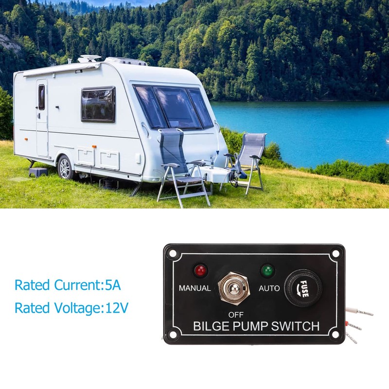 Bilge Pump Switch Panel 3 Way Bilge Pump Switch Rocker