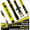 KJE Heavy Duty Car Trailer Tie Down Straps with Reflective