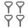 (4 Pieces) M8x85mm Triangular Lifting Eye Bolt Machine Bolt 304