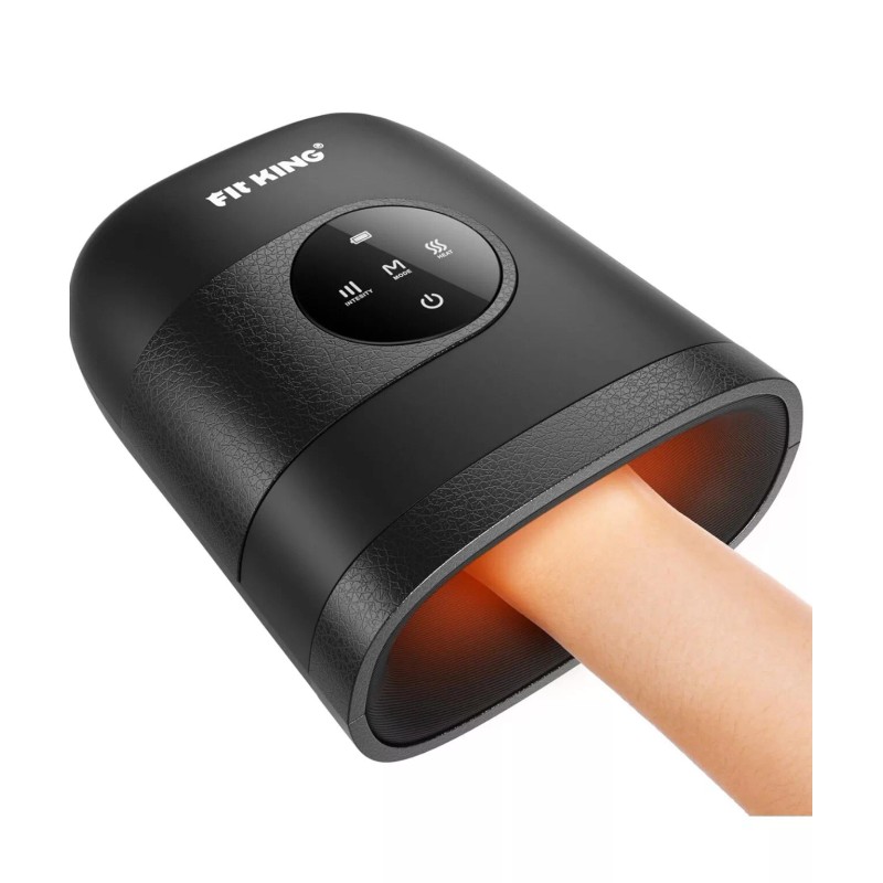 FIT KING Hand Massager with Heat for Hand Massage and