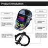 TEKWARE Welding Helmet Solar Power Auto Darkening Hood Welder Mask