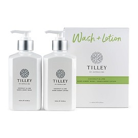 Tilley Classic White Coconut & Lime Body Wash & Lotion Twin Pack