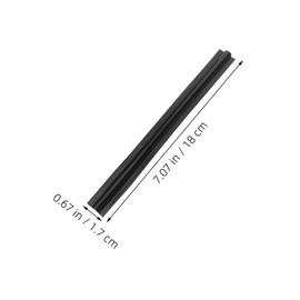 Operitacx 2 Stück Kabelmanagement Pack Selbstklebender Kabelschutz für Auto Flexibler Kabelverstecker Schwarz Geeignet für USB und Audiokabel Einfache Installation und Vielseitige