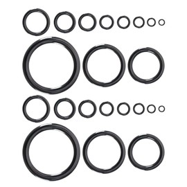 VICZON 22 Piece Fishing Rod Guide Rod Ring Set, Ceramic Guides, Fishing Rod Ring Made of Ceramic, 11 Sizes, 3.7 mm - 29.9 mm Fishing Rod Repair Tip Ring Rod Ring Fishing Rod Guide