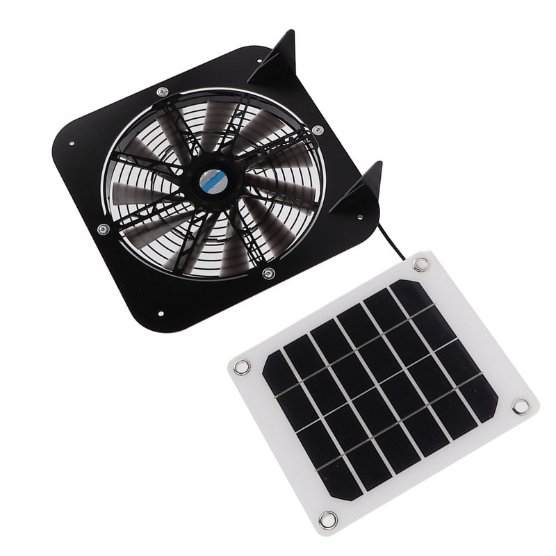 Solar Exhaust Fan 100W Solar Panel with 13.5inch Fan Waterproof