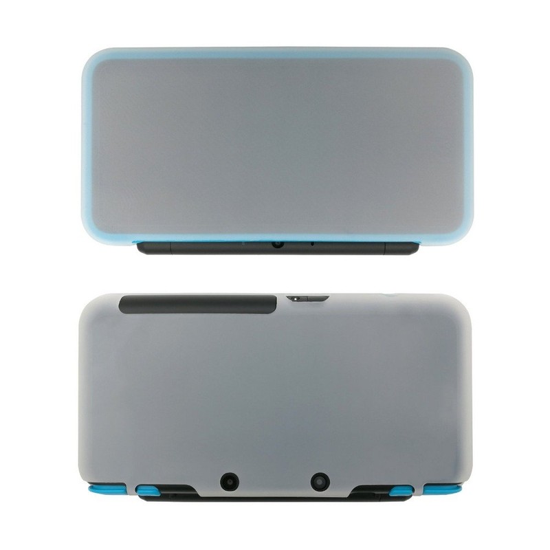 Tekmihat Soft Rubber Silicone Cover Case Protector for New 2DS