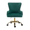 Porthos Home Daria Chic Office Chair with Vertical Channel Tufts