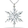 2024 Annual Christmas Crystal Snowflake Star Ornaments, Tree Ornaments Pendant,