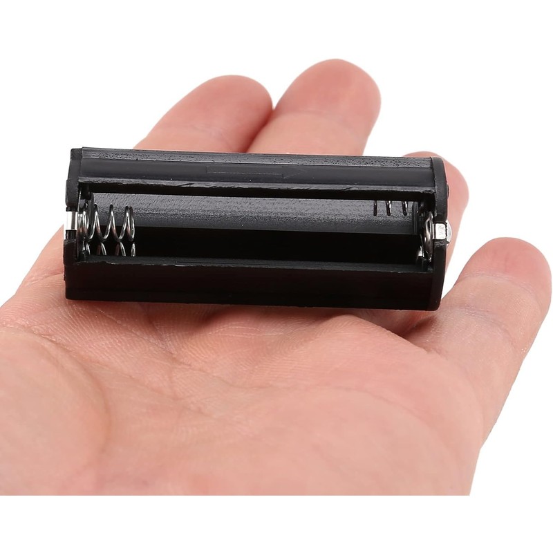 PurYupearl 2Pcs Black Battery Holder for 3 x 1.5V AAA