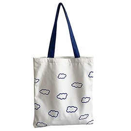Women canvas Tote Bag for Women Shoulder Bag with zipper Work Beach Travel and Shopping Grocery Bag One Size Yun