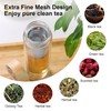 Tea Infuser Basket with Lid by Sivaphe, Large Tea Strainer
