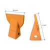 5 - Cat J200 Style Backhoe Bucket Flare Teeth w