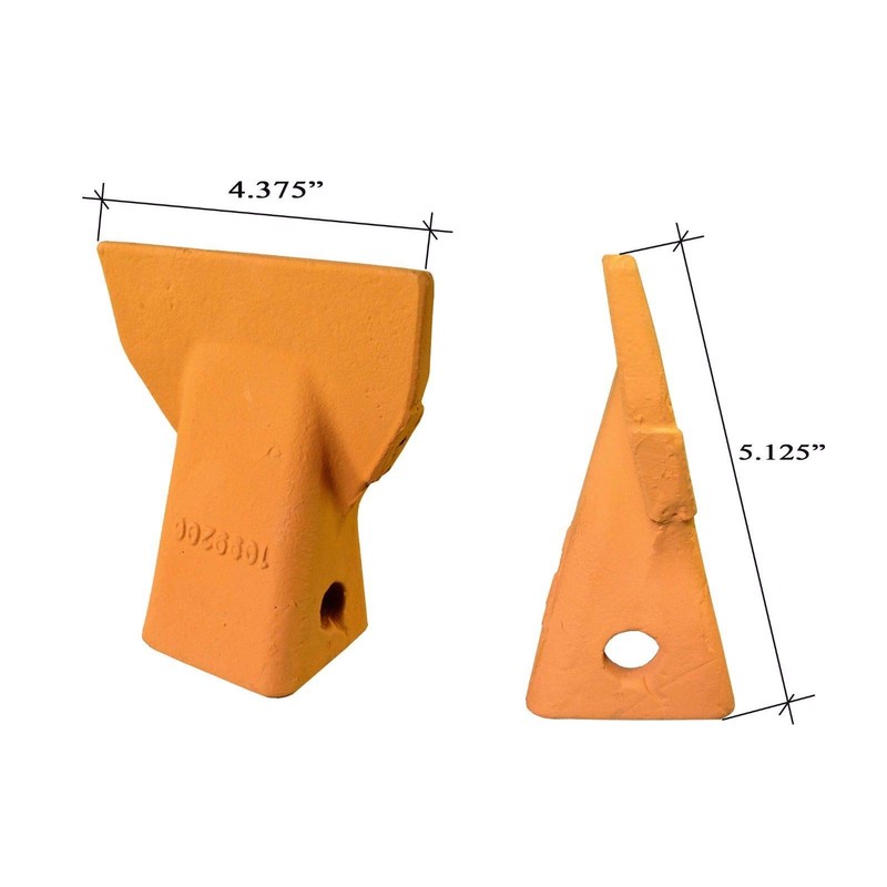 5 - Cat J200 Style Backhoe Bucket Flare Teeth w
