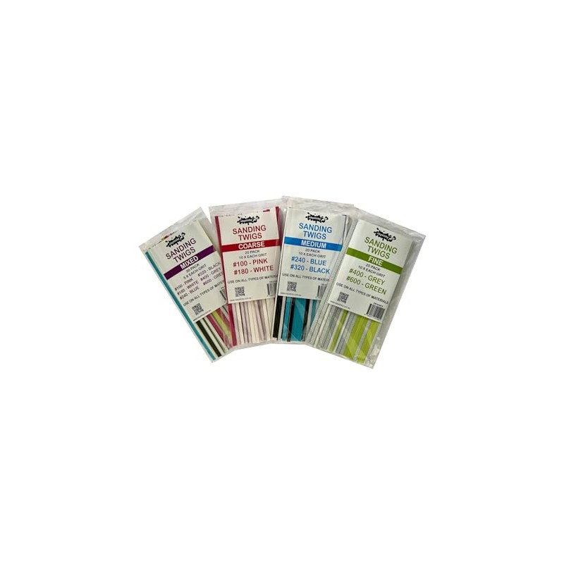 ICKYSTICKY Medium Grits Sanding Twigs or Sticks Ideal for Woodworking