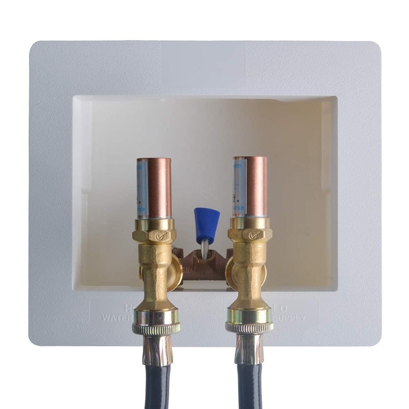 HYDRO MASTER Washing Machine Shut Off Valve，1/2" Male Pipe Thread