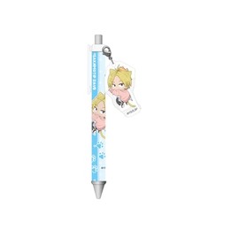 SAKAMOTO DAYS Asakura Shin Ballpoint Pen with Charm, Stick-on Nyan Version