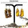 200 Pcs Wire Jump Rings Nickel Chromium Alloy U Shaped