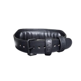 Gunsmith Fitness Apex Lifting Belt - Ultra Premium Handmade, All Black Olympic & Powerlifting (Olympic 6/7mm Single Prong, S)