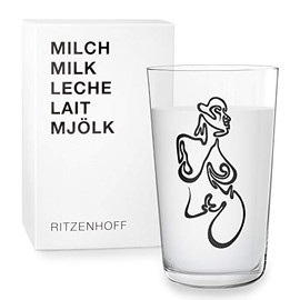 Ritzenhoff Next Milk Design Frosted Glass, Mark Andrew Webber, 2017 3500012