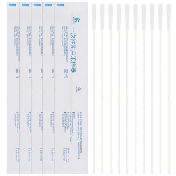 iplusmile Sterile Nasopharyngeal Carcinoma Swabs Cotton Tiped Applicators Nylon Flocking