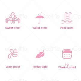 "uCoolMe Lazy Girl & Venus Invisible Band DIY Eyelash Extension Kit – Bond & Seal Glue, Lash Remover, Beginner-Friendly Waterproof Individual Lashes, Long-Lasting Makeup for Girls"