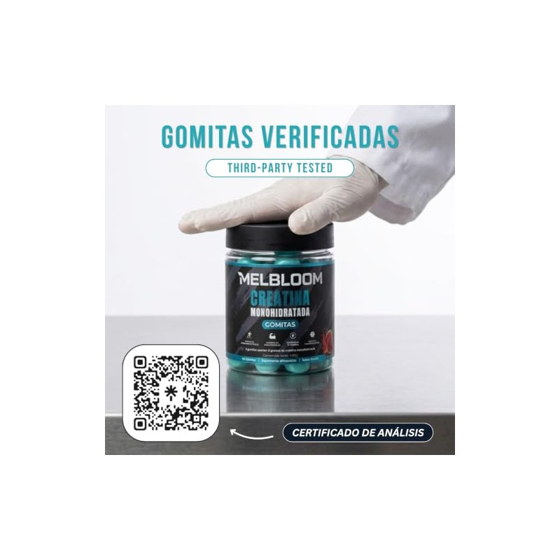 Gomitas de Creatina Monohidratada de Alta Pureza | 5 gramos