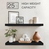 QEEIG Bathroom Shelves 24 inches Long Wall Shelf 24 x