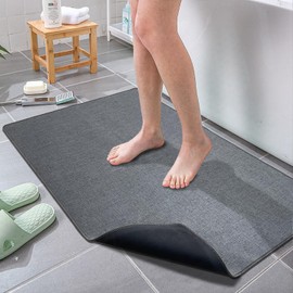 Yancorp 3'x5'Ultra Thin Door Mat Indoor for Inside Entry Way Very Thin Floor Mats Fit Under Door Ultra Thin Bath Mat Super Thin Area Rug Outdoor Rug Non Slip Washable