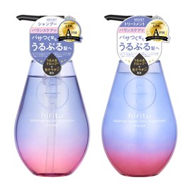 hiritu Balance Repair Shampoo, Hair Treatment Set, Moist 14.1 fl oz (410 ml) Each Aromatic Apricot & Jasmine Scent, Smooth Hair