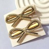 Qingxii Decorr Alloy Rhinestones Bow Love Heart Hair Clip Girl