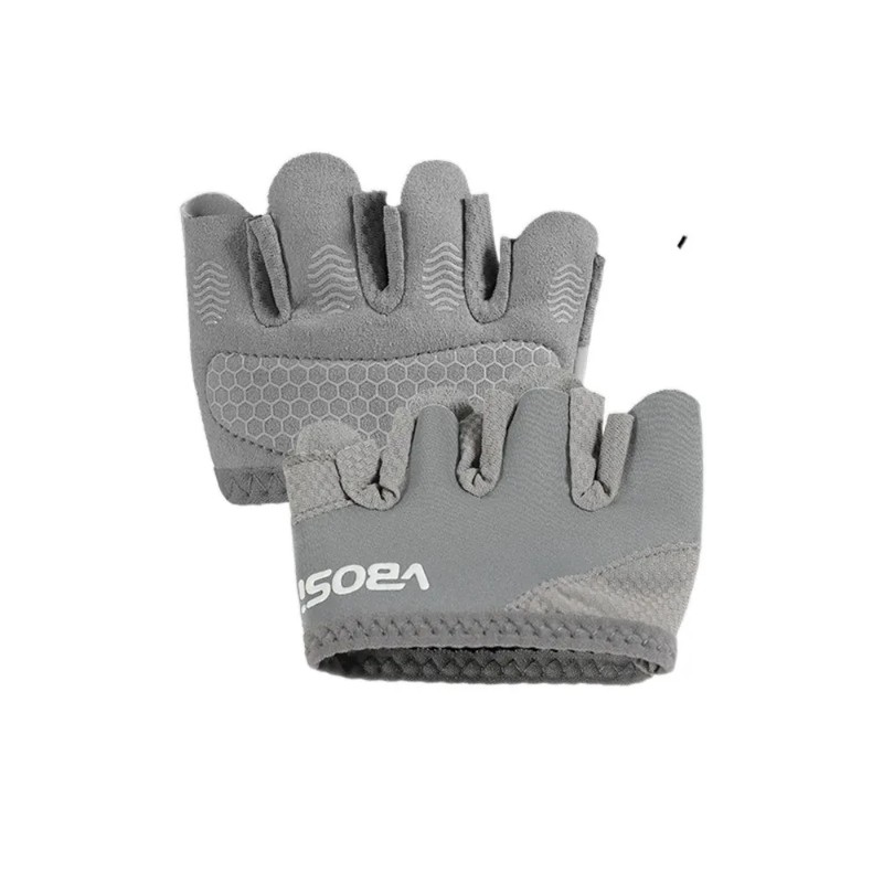 Men’s Half Finger Gym Gloves for Weight Lifting – Anti-Slip