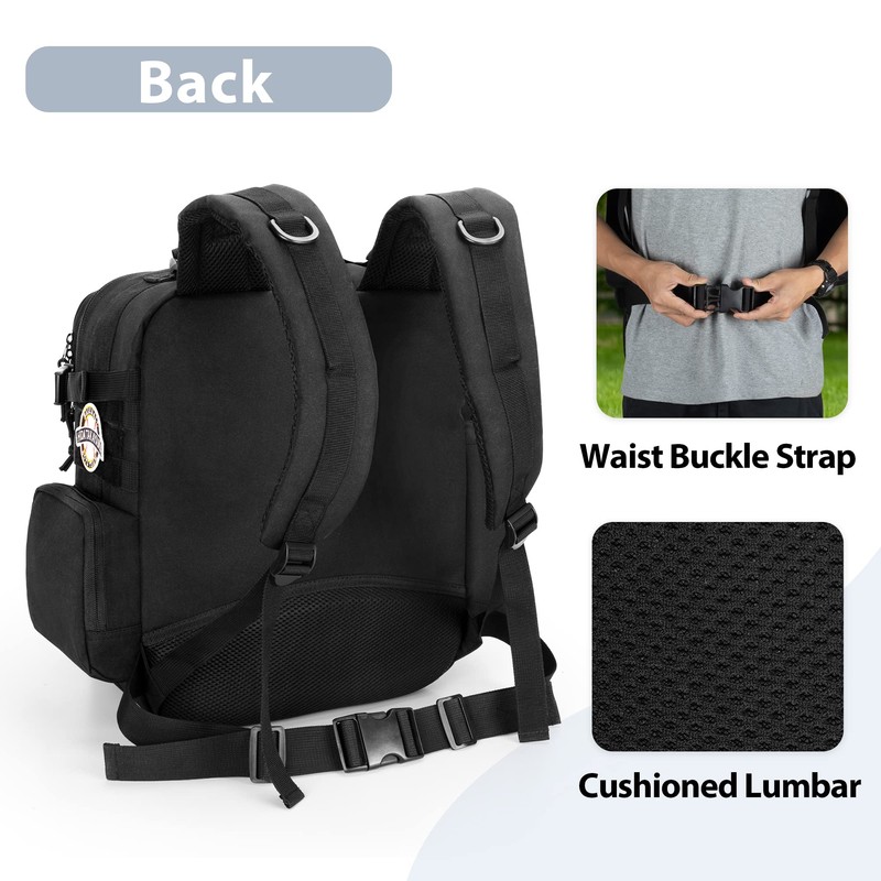 DSLEAF Cornhole Backpack, Cornhole Bag Holds 16-24 Cornhole Bags with