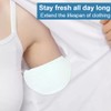 AEIOPRS 10 Pairs Antiperspirant Absorbent Underarm Pads Odour Blocker Pads