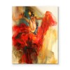 Dancing Lady Oil Paintings Spanish Flamenco Dancer Canvas Wall Painting,