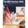 Carpenter's Pencils Set, Solid Carpenter's Pencils, Versatile Leads, Mechanical Pencil