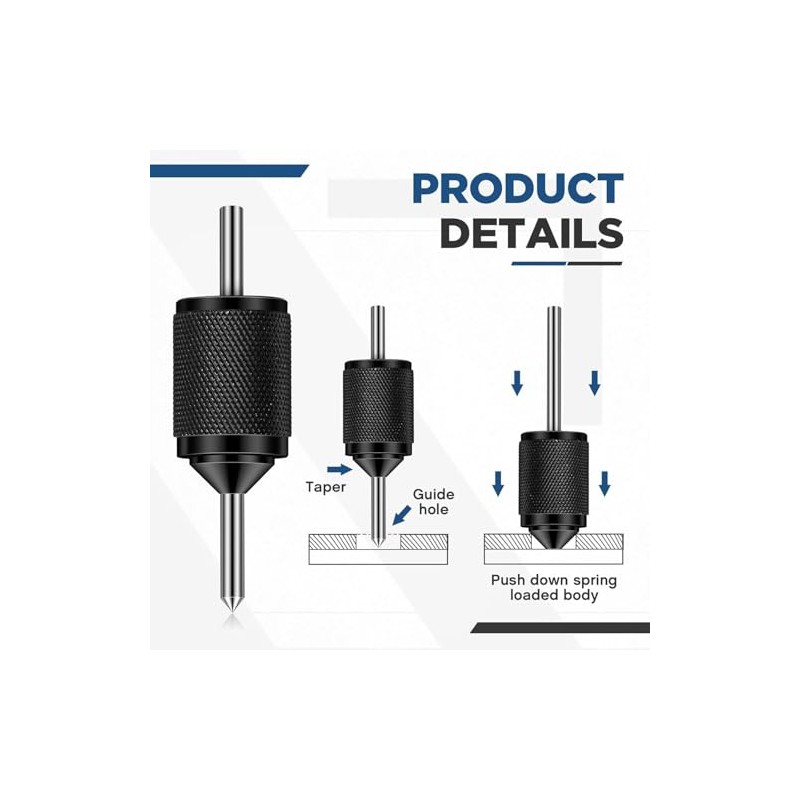 A.D. International Universal Transfer Punch & Aligner (Big (3/8" to