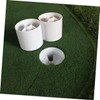 Toddmomy 2pcs Plastic Golf Hole Cup Golf Green Cups Practice