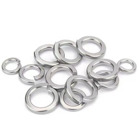 M2 Spring Lock Washers,Metric Split Lock Washer,304 Stainless Steel Lock Washers for Screws Bolts,100Pcs