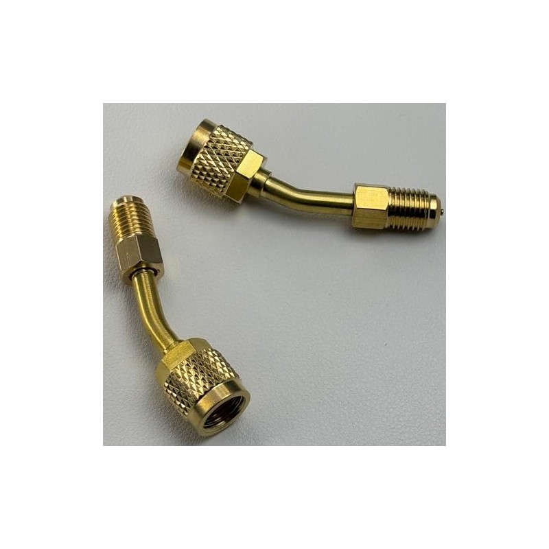 R410A Adapter Kit, Mini Split Adapter 5/16 to 1/4 Coupler