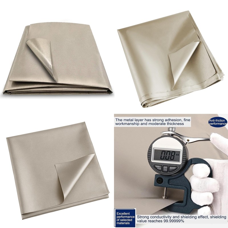 Faraday Cloth 110 x 50 cm for Faraday Cages and
