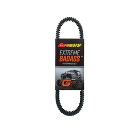 SuperATV Heavy-Duty CVT Drive Belt Compatible with Polaris RZR XP Turbo (2017+), Replaces OEM Part # 3211202/3211227, World's Best Drive Belt, Stronger Than Stock, 4340 Chromoly Steel, See Fitment