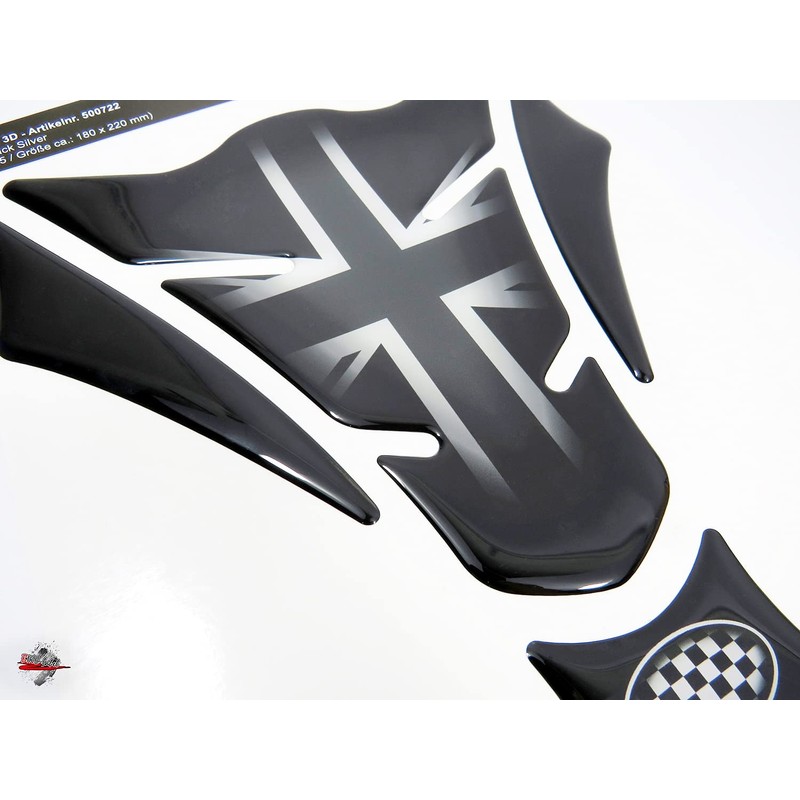 BIKE-label Tank Pad Union Jack England Flag Compatible with Triumph