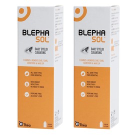 2 x Blephasol Micelle Lotion 100ml | for Daily Hygiene of Sensitive Eyes | Cleanses and Removes Dirt, Tears Secretions and Make-up