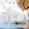 Kate Aspen Baby Shower Guest Book Frame with Wooden Guestbook