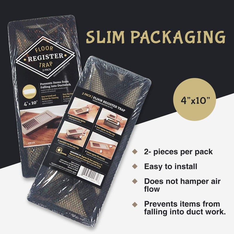 Floor Register Trap - Screen for Home Air Vent Filters