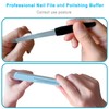 Pingispower Nail Files and Buffers Set - 10PCS Double-Sided Washable