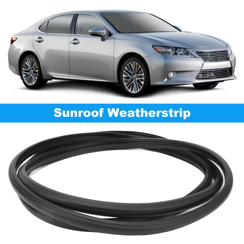 Sunroof Weatherstrip Rubber Black Leakproof Flexible 63251‑30100 for GS350 GS450h