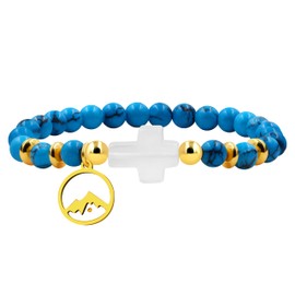 Uloveido - Pulsera de semilla de mostaza religiosa simple y generosa para cristianos, hecha a mano con piedra natural para hombres o mujeres, día de San Valentín, cumpleaños, regalo de Navidad Y2634,