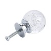 IEIK 10 PCS Crystal Cabinet Knobs Round Glass Bubbles Knobs