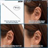 Chriscoco 14G/16G/18G Piercing Taper ASTM F136 Titanium External Piercing Insertion